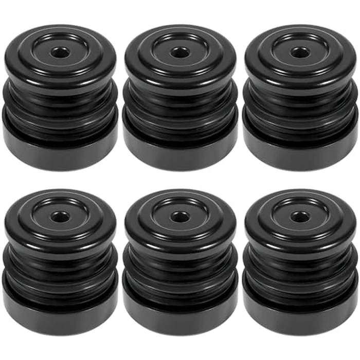 Silicone Body Mount Kit for 2008-2016 Ford F-250 F-350 Regular Cab Extended Cab Superior Silicone Cab Mount Bushings Improve Bumpy Ride Durable Components Outperforms OEM and PU Mounts (Black 6 Pack) by E-cowlboy - Image 9