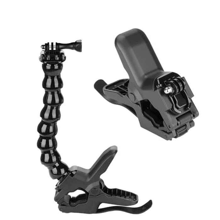 NEEWER Flexible Clamp Mount Compatible with GoPro DJI Action Cameras, Jaw Flex Super Clamp Holder, Desk Pole Clip Mount with Tube & Adapter Accessories for Photography & Video Recording, GP-80 by NEEWER - Used - Acceptable condition - CA$17.59