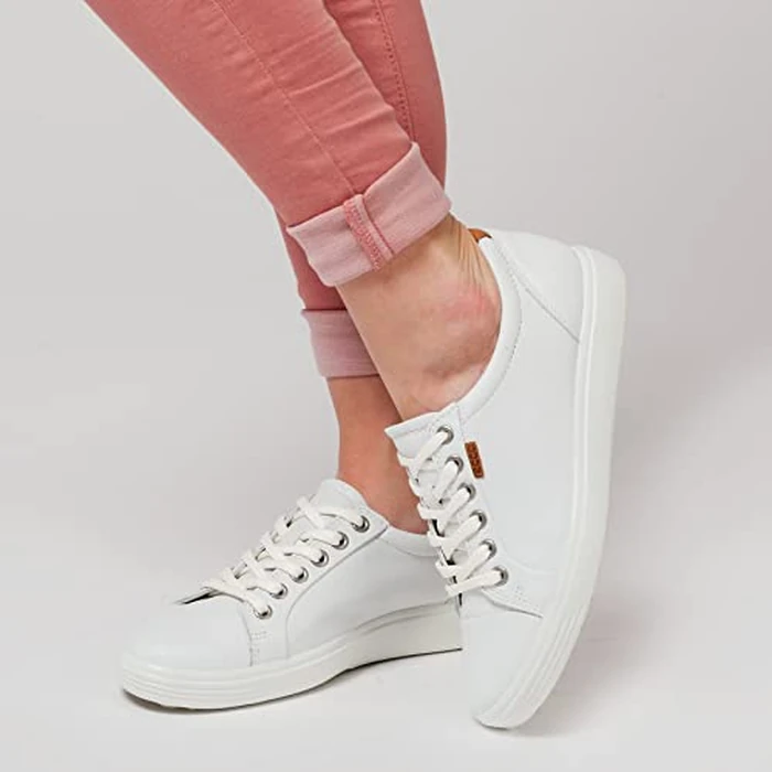 Ecco Womens Soft VII Fashion Sneaker, White, 40 EU/9-9.5 M US by ECCO - Used - Acceptable condition - US$59.23