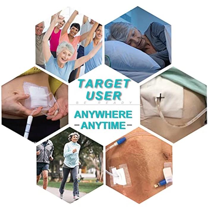 Peritoneal Dialysis Belt Breathable Mesh PD Catheter Holder Belt for Secure Stomach Abdominal Feeding Peg G J Tube Supplies Patients Women Men Adults Black, Large by SinaiSea - Image 7