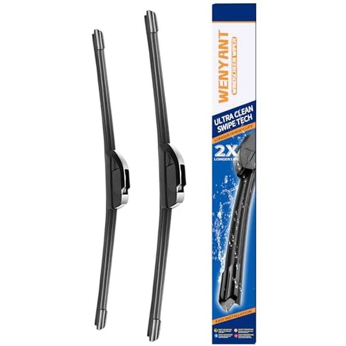 Wenyant 24" + 18" Replacement For Chevrolet Equinox 2018-2022 Subaru Forester 2009-2013 Front Windshield Wiper Blade Original Equipment Automotive Replacement J/U Hook Blades 2 Pack by wenyant - Used - Very Good condition