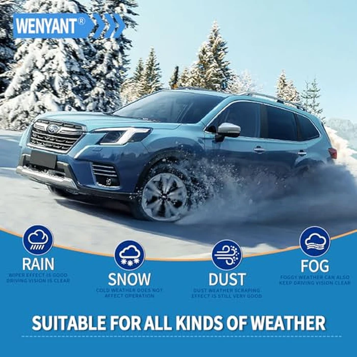 Wenyant 24" + 18" Replacement For Chevrolet Equinox 2018-2022 Subaru Forester 2009-2013 Front Windshield Wiper Blade Original Equipment Automotive Replacement J/U Hook Blades 2 Pack by wenyant - Image 5