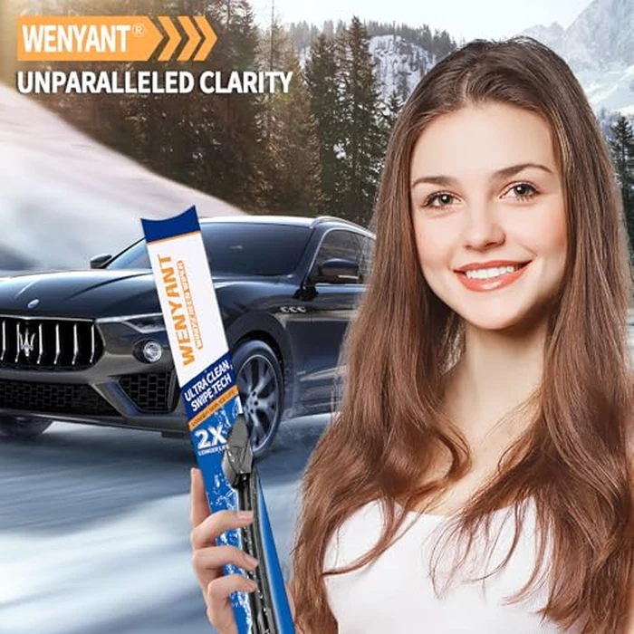 Wenyant 24" + 18" Replacement For Chevrolet Equinox 2018-2022 Subaru Forester 2009-2013 Front Windshield Wiper Blade Original Equipment Automotive Replacement J/U Hook Blades 2 Pack by wenyant - Image 6
