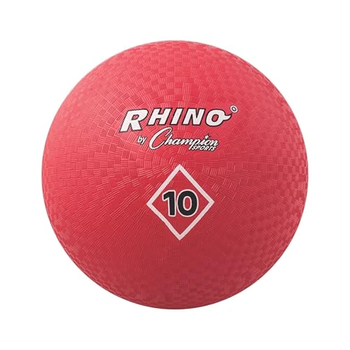 Champion Sports 10 Inch Playground Ball, Red by Champion Sports - Used - Like New condition - US$10.15