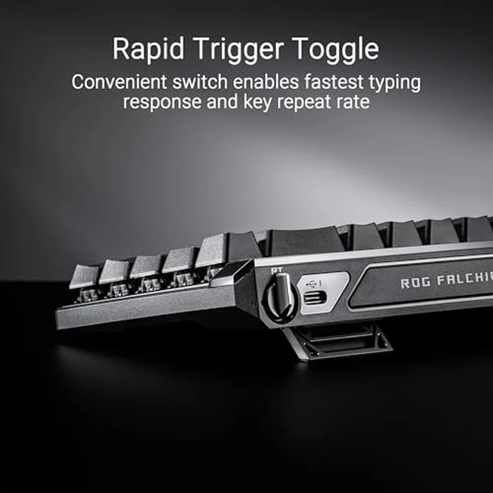 ROG Falchion Ace HFX 65% Hall Effect Gaming Keyboard - HE Magnetic Switches, Rapid Trigger, 8000 Hz Polling, Three-Layer Dampening Foam, Touch Panel, Protective Cover by Asus - Image 3