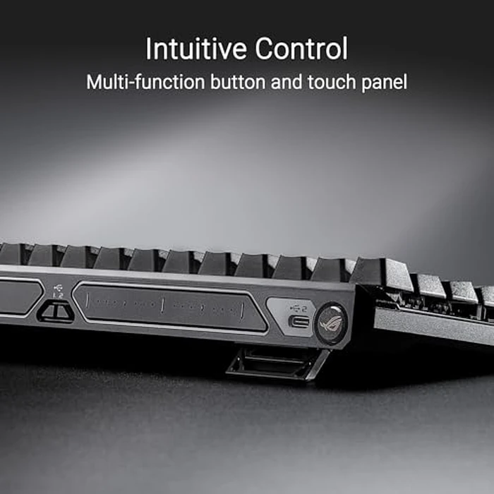 ROG Falchion Ace HFX 65% Hall Effect Gaming Keyboard - HE Magnetic Switches, Rapid Trigger, 8000 Hz Polling, Three-Layer Dampening Foam, Touch Panel, Protective Cover by Asus - Image 6