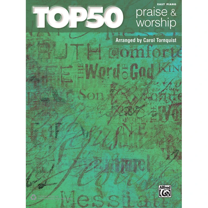 Top 50 Praise & Worship: Easy Piano by Alfred Music - Used - Acceptable condition