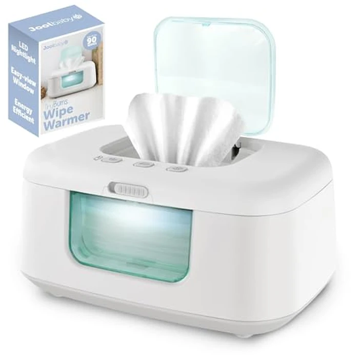 Jool Baby TinyBums Baby Wipe Warmer & Dispenser with LED Changing Light & On/Off Switch (Aqua) by Jool Baby - Used - Like New condition - US$28.49