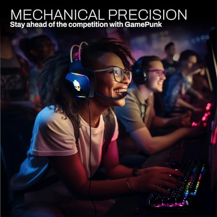 Game Punk Codebreakers PC Gaming Bundle - Includes Keyboard, Mouse, Headset, LED XL Mouse Pad, Stand, RGB Light Strip - 6-in-1 PC Gaming Accessory Bundle by GAME PUNK - Image 5