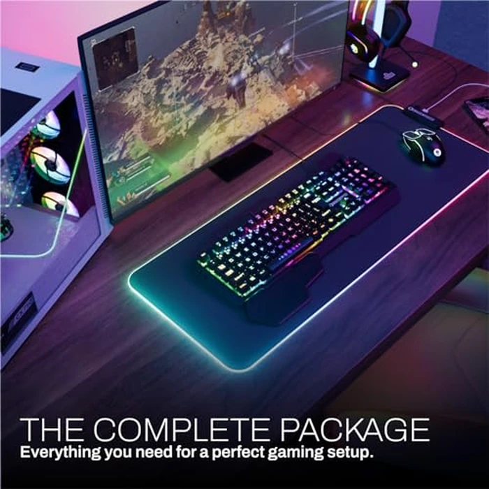 Game Punk Codebreakers PC Gaming Bundle - Includes Keyboard, Mouse, Headset, LED XL Mouse Pad, Stand, RGB Light Strip - 6-in-1 PC Gaming Accessory Bundle by GAME PUNK - Image 6