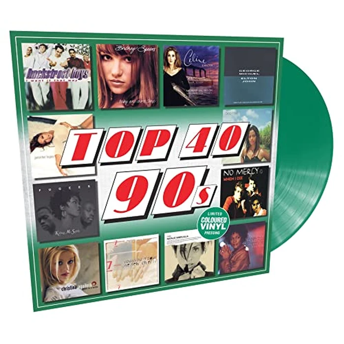 Top 40 90s / Various - 140-Gram Colored Vinyl by SONY MUSIC - Used - Like New condition