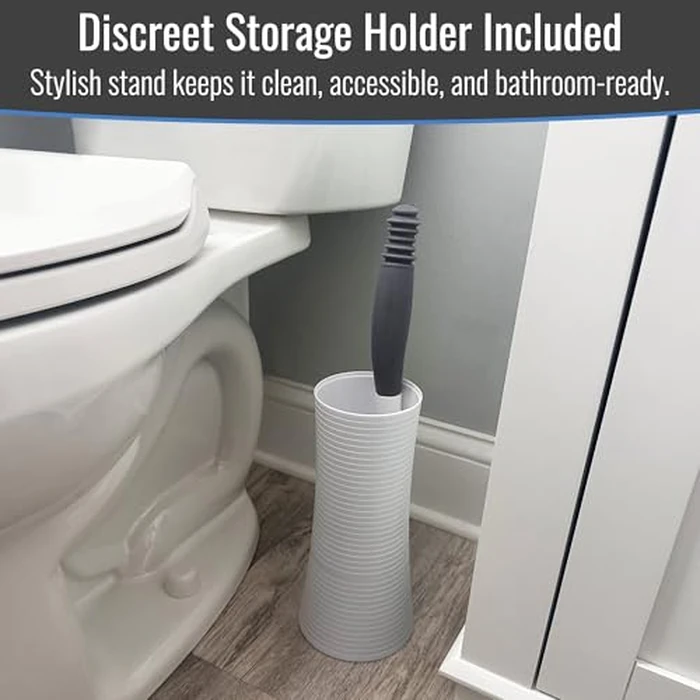 DMI CleanReach Pro with Sanitary Holder - Easy Release Toilet Aids for Wiping Bottom, Butt Wiper Tool for Women and Men, Long Handle Toilet Aids for Seniors and Handicap, Toileting Wand by DMI - Image 7