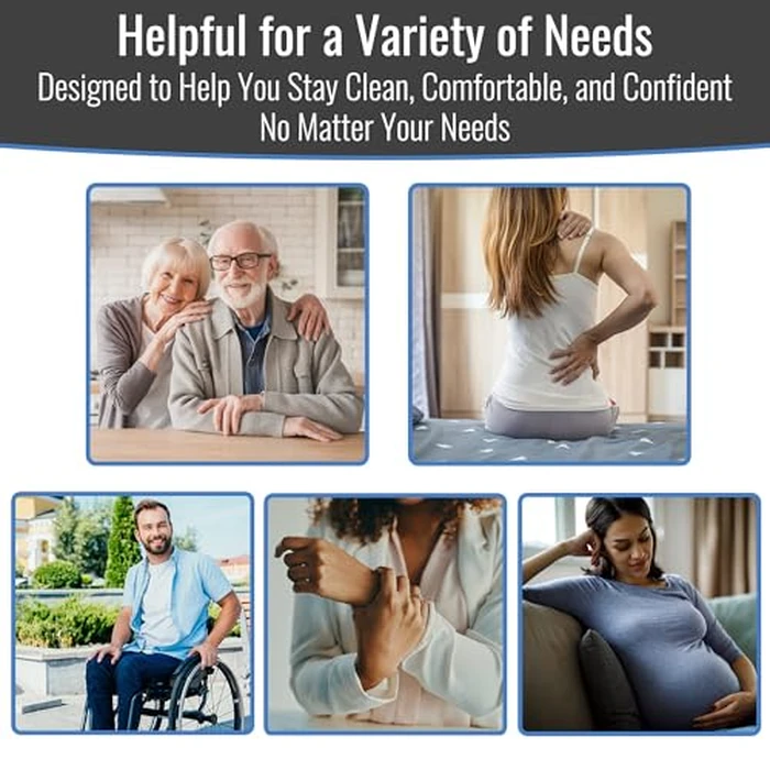 DMI CleanReach Pro with Sanitary Holder - Easy Release Toilet Aids for Wiping Bottom, Butt Wiper Tool for Women and Men, Long Handle Toilet Aids for Seniors and Handicap, Toileting Wand by DMI - Image 8