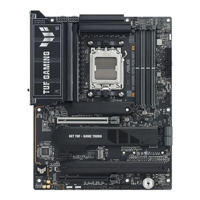 TUF Gaming X870E-PLUS WIFI7 AMD X870E ATX Motherboard with 16+2+1 80A Power Stages, DDR5 Support with AEMP, PCIe 5.0 x16 with PCIe Slot Q-Release Slim, Four M.2 Slots, WiFi 7 with ASUS WiFi Q-Antenna by Asus - Image 7