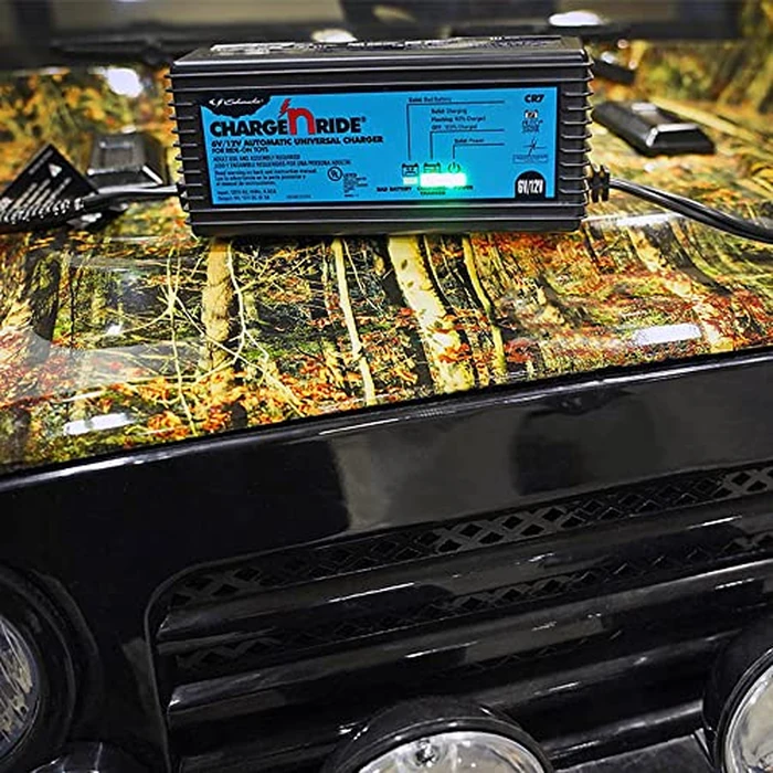 Schumacher Electric 6 Volt / 12 Volt Battery Charger for Ride on Toys - Charge 'N Ride CR7-3 Amp, Fully Automatic 6V / 12V Battery Charger - Charge a 3 or 4 Wheeled Toy Car Battery 3X Faster by Schumacher Electric - Image 3