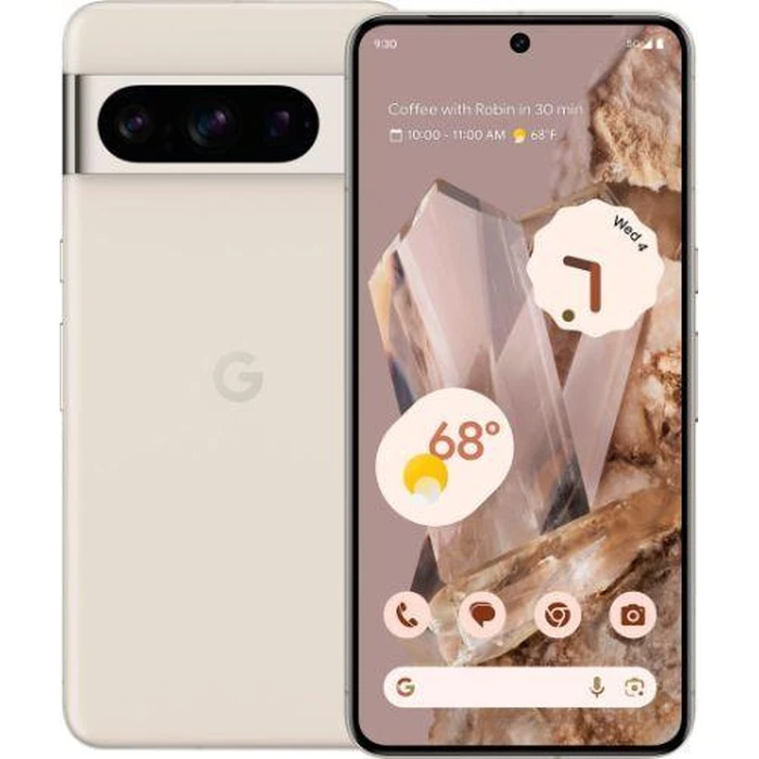 Google Pixel 8 Pro (5G) - 128GB - Porcelain - Unlocked by Google - Refurbished - Good condition - US$353.99