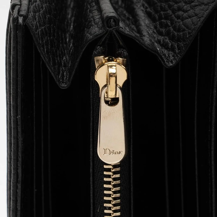 Dior Calfskin Diorama Wallet on Chain Clutch - Calfskin - Black by Dior - Image 10