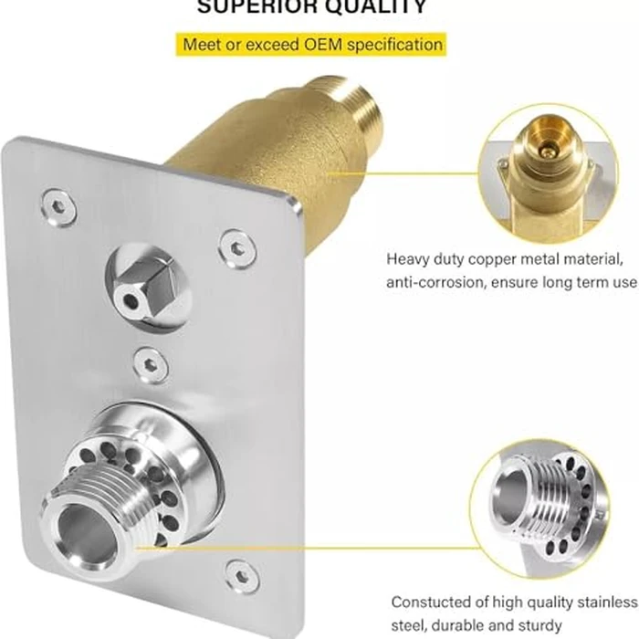 Zurn Z1333-C Chrome 3/4" Exposed Non-Freeze Wall Hydrant Z1333-C by Zurn - Image 2