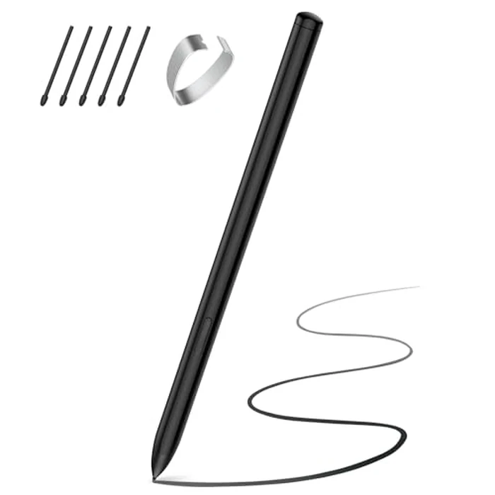 TiMOVO Magnetic EMR Stylus for Remarkable 2 with Eraser, Digital Pen with 4096 Pressure Sensitivity, Palm Rejection, Tilt for Marker Plus/Kindle Scribe, Black by TiMOVO - Used - Acceptable condition