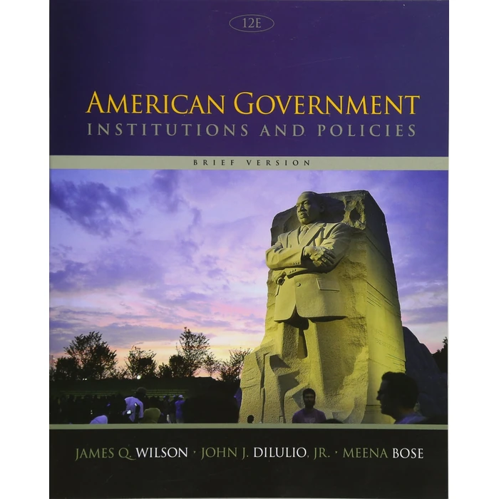 American Government: Institutions and Policies, Brief Version by Cengage Learning - Used - Good condition