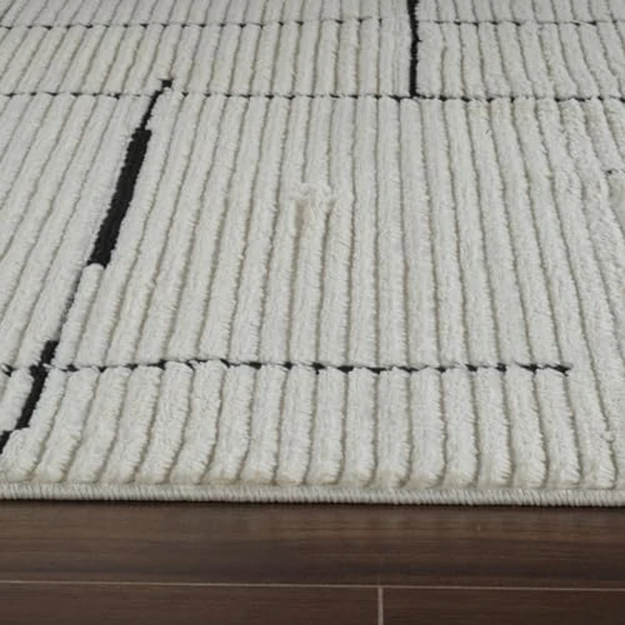 Rug Branch Roen 7' x 10' (6'7" x 9'6") Green/Cream Abstract Indoor Area Rug, Modern, High Pile, Stain-Resistant Carpet - Living Room, Bedroom, Dining Room, and Kitchen by Rug Branch - Image 6