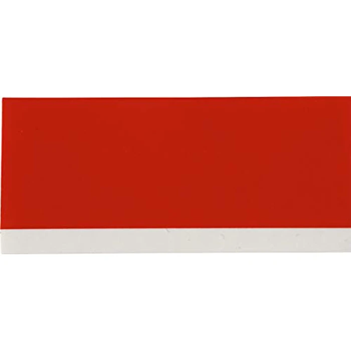 Brady M21-375-595-RD BMP21 Tape B- 595 Indoor/Outdoor Vinyl Film Size: 3/8" X 21', White on Red by Brady - Image 2