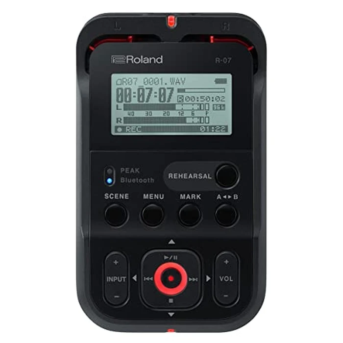 Roland R-07 High-Resolution Handheld Audio Recorder, Black by Roland - Used - Good condition