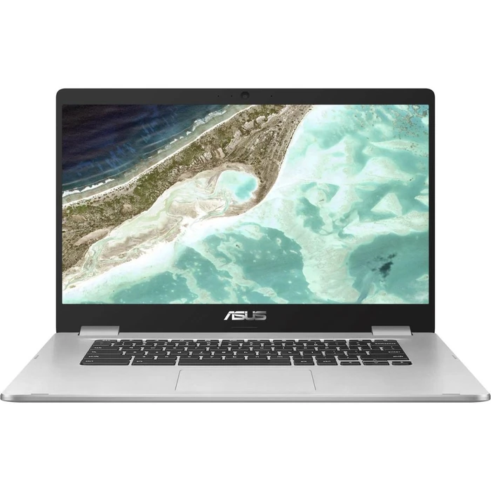 Asus Chromebook C523NA Laptop 15.6" - Silver - Intel Celeron N3350 1.1GHz - 4GB RAM - 32GB by Asus - Refurbished - Excellent condition - US$96.48