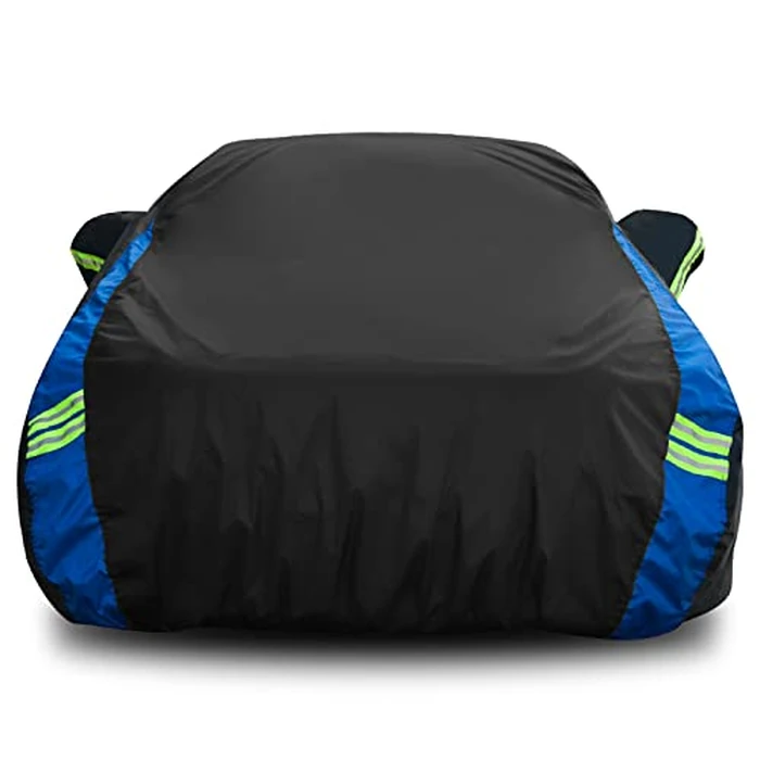 Avecrew Car Cover Waterproof All Weather for Automobiles, Outdoor Heavy Duty Full Exterior Covers for Sedan(194"-208") by Avecrew - Image 1