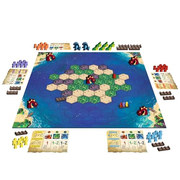 Survive The Island (English; 2024 Edition) - Board Games - Thrilling Escape Adventure with New Monsters! - Strategy Game - Ages 8+ - 2 to 5 Players - 45 Minute Playtime - Made by Asmodee by Zygomatic - Image 2