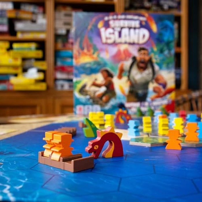 Survive The Island (English; 2024 Edition) - Board Games - Thrilling Escape Adventure with New Monsters! - Strategy Game - Ages 8+ - 2 to 5 Players - 45 Minute Playtime - Made by Asmodee by Zygomatic - Image 4