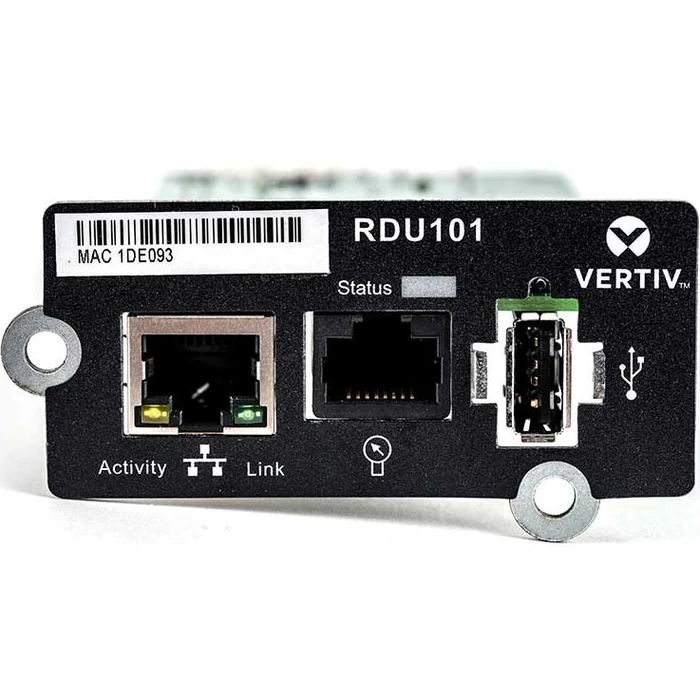 Vertiv(TM) Liebert(R) Intellislot Communications Card (RDU101) - Black by Vertiv - Image 2
