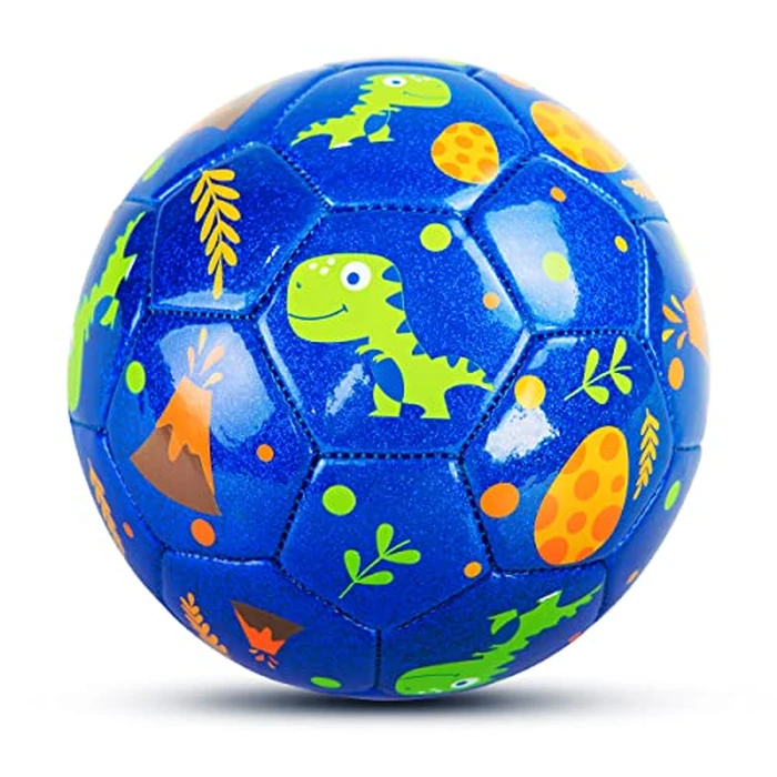 EVERICH TOY Toddler Soccer Ball - 5.9“ Small Soccer Ball Size 2 with Pump - Dinosaur Toys Indoor Outdoor Play Balls Games - Great Birthday Gifts for Children Girls Boys by EVERICH TOY - Image 1