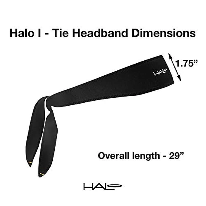 Halo Headband Halo I- Custom Fit- Tie Sweatband for Men and Women, No Slip with Moisture Wicking Dryline Fabric, Storm by Halo Headband - Image 2