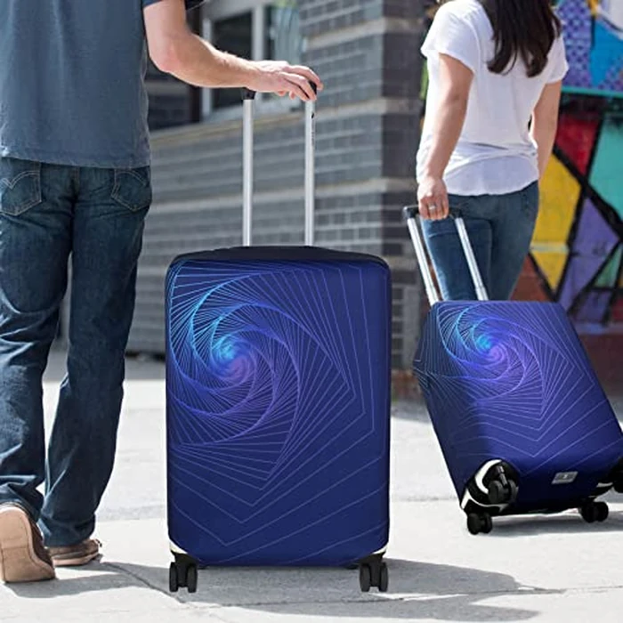 Explore Land Travel Luggage Cover Suitcase Protector Fits 23-26 Inch Case (Gyrotropic, M) by Explore Land - Image 6