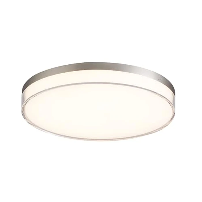 Minka Lavery 759-2-84-L Vantage LED Flush Mount, 1-Light, 25 Total Watts, 11-in H x 1.5-in W, Brushed Nickel by Minka Lavery - Image 1