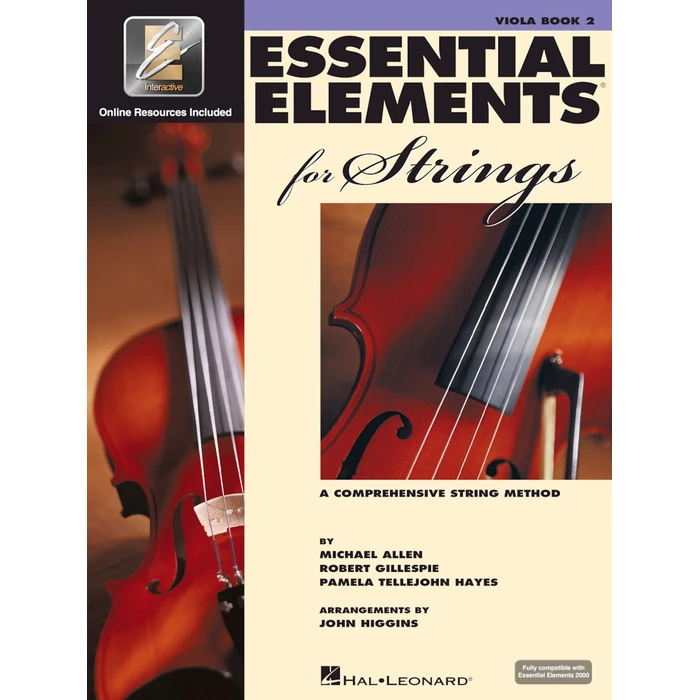 Essential Elements for Strings - Viola Book 2 with EEi | Intermediate Viola Method Songbook and Sheet Music for Students and Teachers | Online Learning, Technique, Intonation, and Bowing Development by Hal Leonard - Image 1