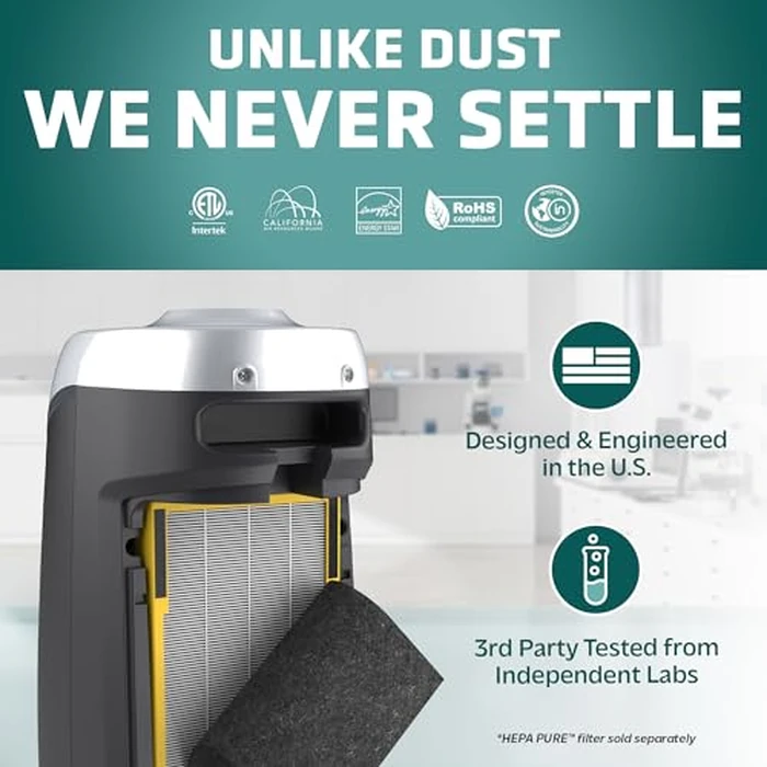GermGuardian Air Purifier GENUINE Carbon Filter Pack for use with FLT4825 Filter B for AC300/AC800/900 Series Germ Guardian Air Purifiers, Black, 4 Count by germguardian - Image 4