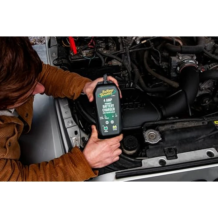 Battery Tender 4 AMP Battery Charger and Maintainer - Automotive Switchable 12V or 6V Smart Automatic for Cars SUVs and Trucks - Lead Acid, AGM, Gel, & Lithium Battery Charger - 022-0209-BT-WH by Battery Tender - Image 5