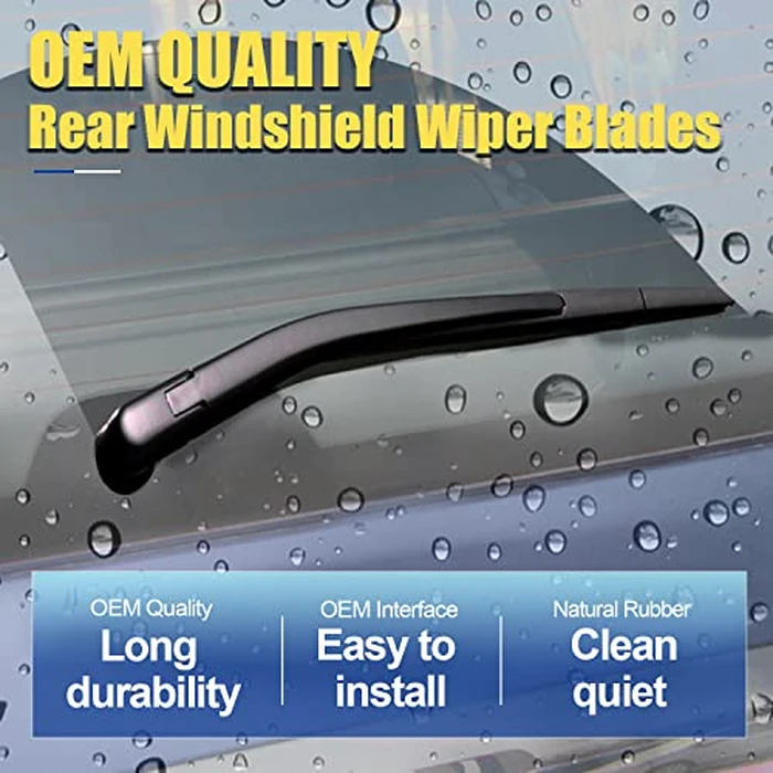 3 Wipers Factory Replacement For Jeep Wrangler 2018 2019 2020 2021 2022 2023 Original Equipment Windshield Wiper Blades Set 16"+16"+12" (Set of 3) U/J HOOK by ANRDDO - Image 6