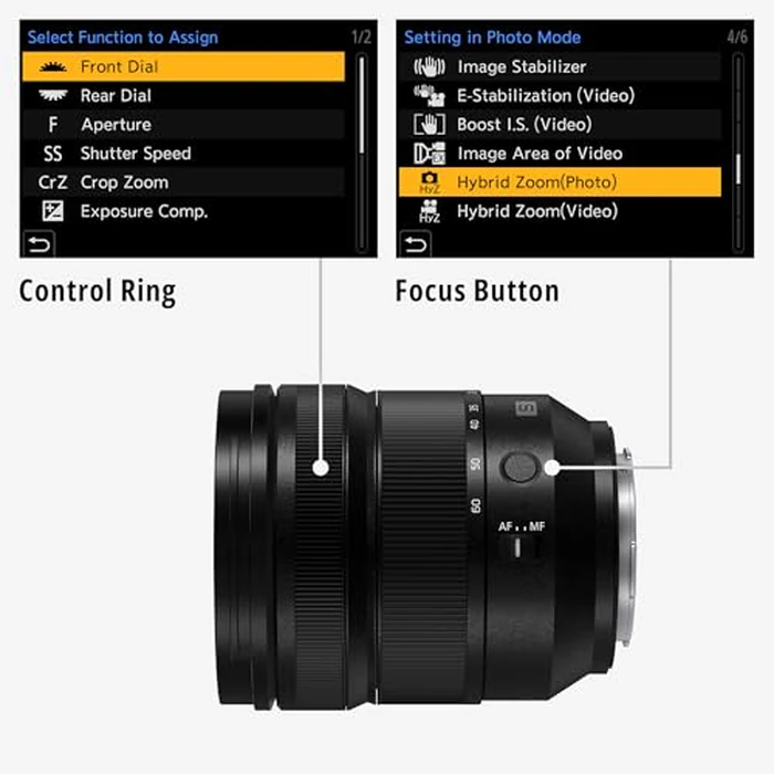 Panasonic LUMIX S Series 24-60mm F2.8 L-Mount Lens; Landscapes, Portraits, and Video, Precision Focus Control Ring - S-E2460 by Panasonic - Image 8