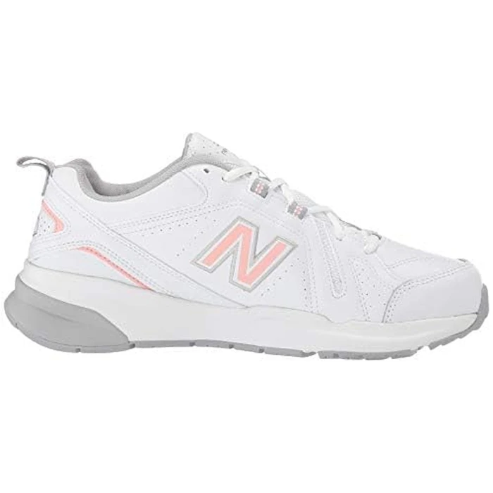 New Balance Women's 608 V5 Casual Comfort Cross Trainer, White/Pink, 7 M by New Balance - Image 4
