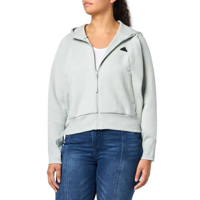 adidas Mens Z.n.e Full-zip Hoodie Outerwear Jacket, Wonder Silver, X-Small US by adidas - Used - Like New condition