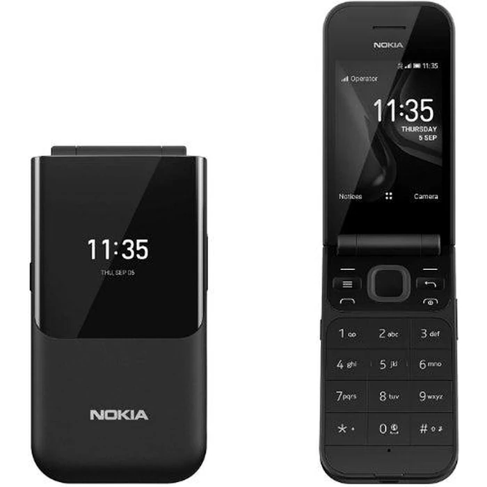 Nokia 2720 Flip - 4GB - 1 Physical SIM - Black - Verizon by Nokia - Refurbished - Acceptable condition