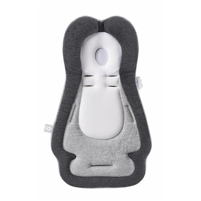 Babymoov Cozymorpho Universal Newborn Insert, Baby Support Cushion for Stroller, Bouncer & Car Seat, Padded Infant Reducer with Body & Head Support, Grey by Babymoov - Used - Acceptable condition - CA$29.10