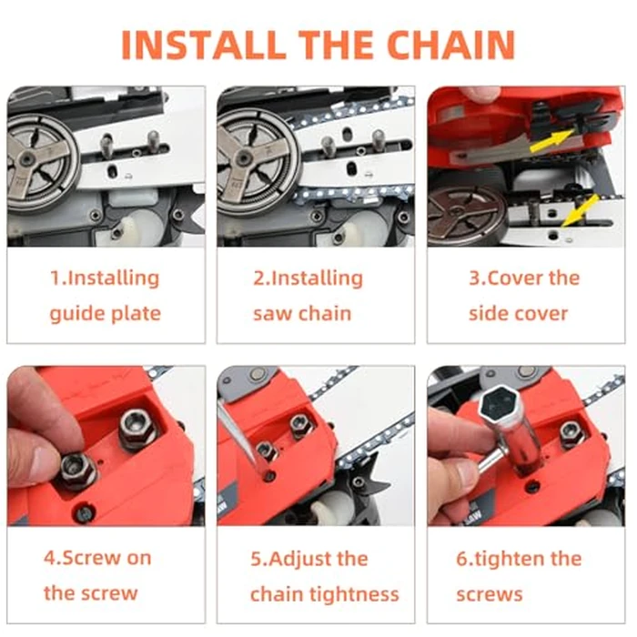 4 Pack 16 Inch Chainsaw Chain Fit Stihl .325" Pitch .063" Gauge 62 Drive Links, Replacement Chains Fit STIHL 025 MS250 MS251 MS230 MS241 and More, 26RM3 62, L62 by Fifchall - Image 4