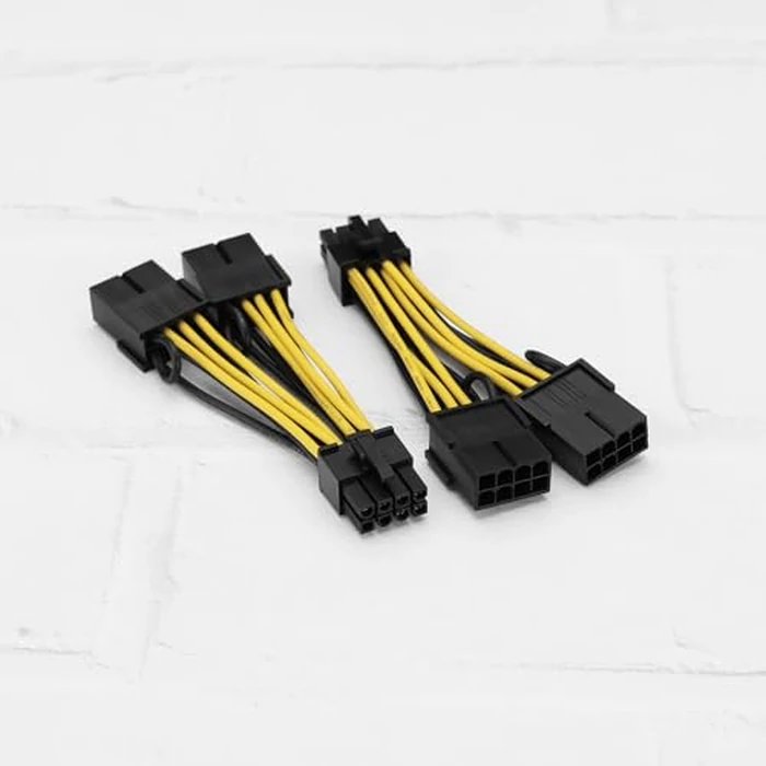 eMagTech 2pcs Graphics Card Power Cable 18AWG Tin-Plated Copper CPU 8 Pin Male to Dual P-CIE 8 Pin Female Cable 030-0571-000 Compatible with Tesla K80 M40 M60 by eMagTech - Image 7
