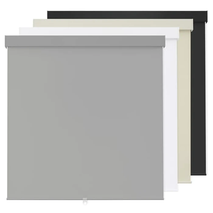 Dephora Blackout Cordless Roller Shades Blinds for Windows,Free-Stop Window Shades Pull Down,Blackout Blinds for Indoor Windows,Home,Office,Thermal Insulated Fabric, UV Protection,Grey,41" W x 72" H by Dephora - Image 1