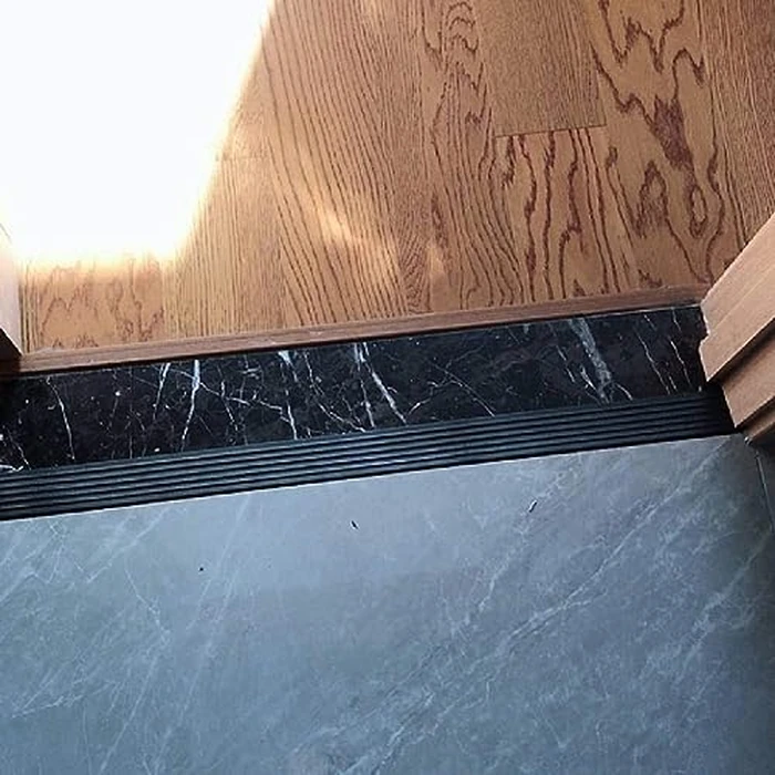 Bilaida 1.2" Rise Solid Rubber Threshold Ramp, 1500 LBS Capacity, 39" Wide Non-Slip Wheelchair Ramp for Doorway Indoor or Outdoor, Bathroom, Garage and Supermarket Entrance, Cuttable (1.2" H, 1) by Generic - Image 4