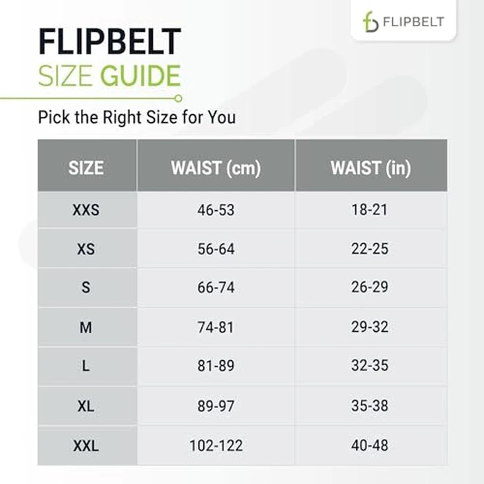 FlipBelt Classic Running Belt for Phone and Small Accessories, Exercise Waist Pouch for Women and Men, L, Reflective Black by FlipBelt - Image 7